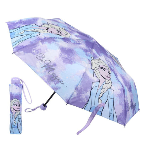 Disney Eiskönigin Taschen Regenschrim Anna und Elsa Blau