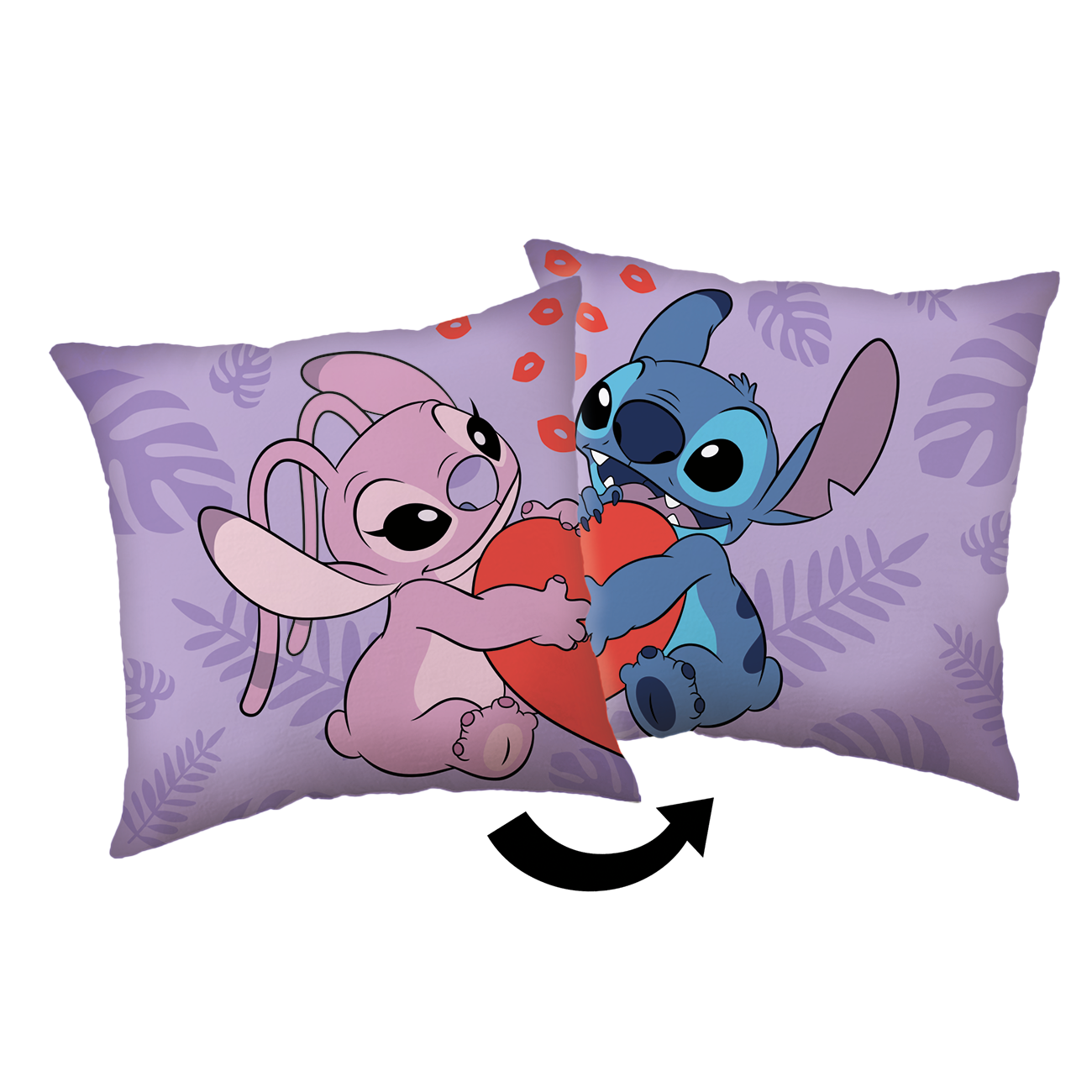 Stitch Kissen Lilo und Stitch 40cm x 40cm, Wendekissen