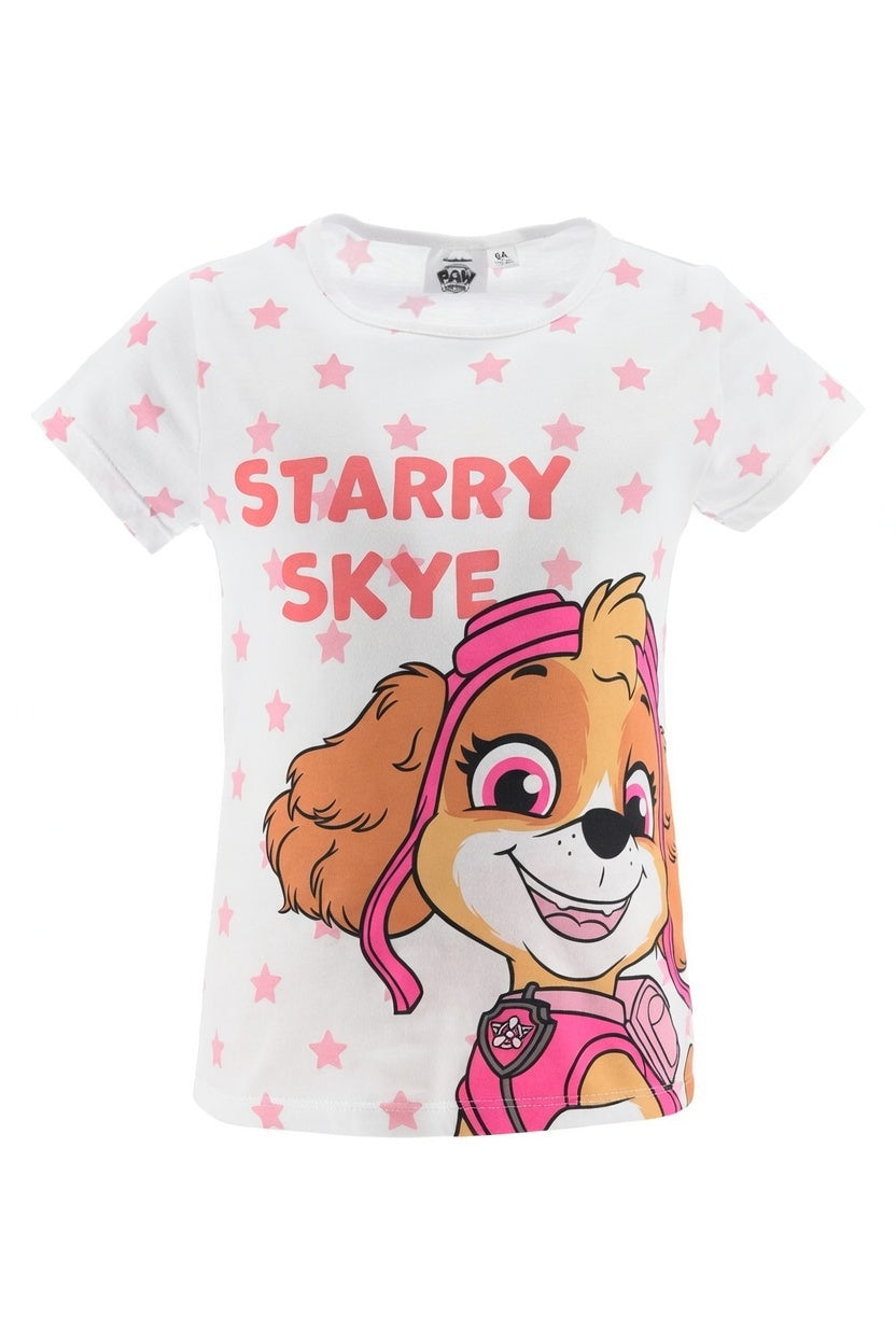 PAW PATROL Mädchen Pyjama kurzer Schlafanzug