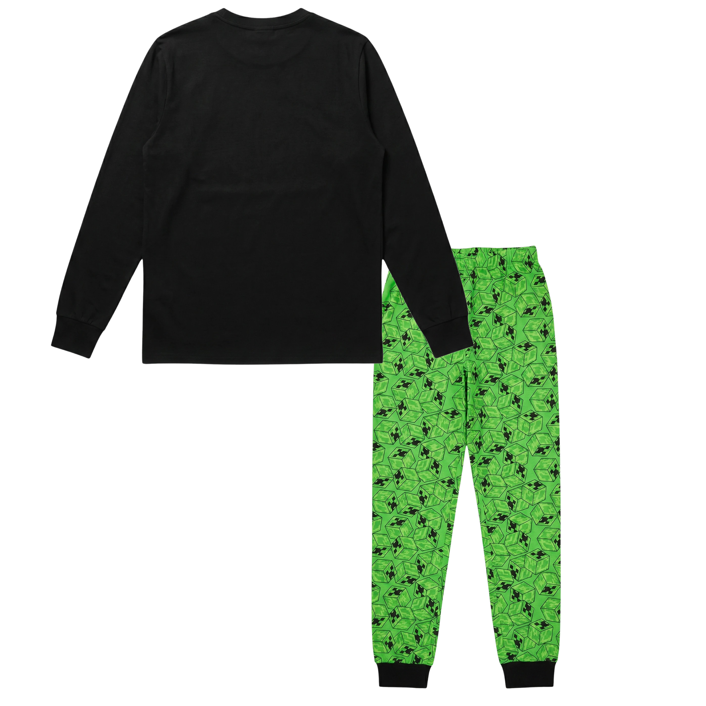 Minecraft Creeper Jungen Schlafanzug Pyjama Langarm