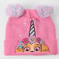 Paw Patrol Mädchen Winterset mit Mütze, Schal und Handschuh