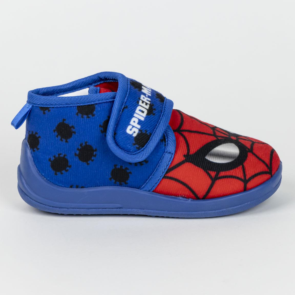 Spiderman Jungen Kinder-Hausschuhe mit Klettverschluss