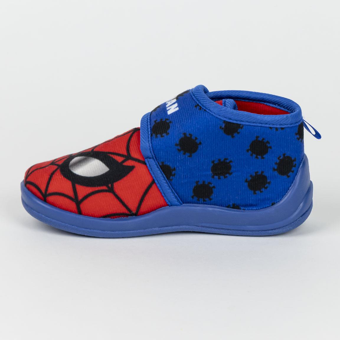 Spiderman Jungen Kinder-Hausschuhe mit Klettverschluss
