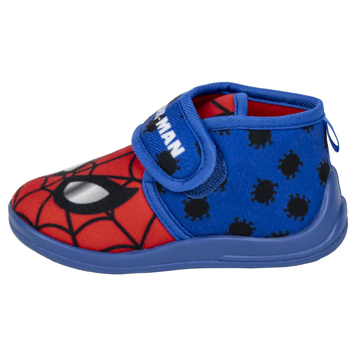 Spiderman Jungen Kinder-Hausschuhe mit Klettverschluss