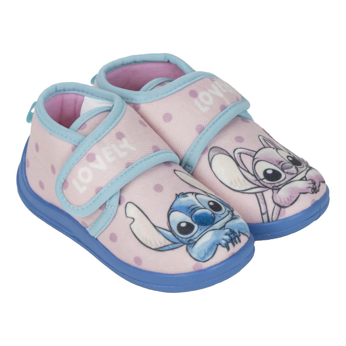 Stitch Kinder Hausschuhe mit Klettverschluss