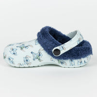 Disney Stitch Kinder Clogs, Fleece-gefüttert