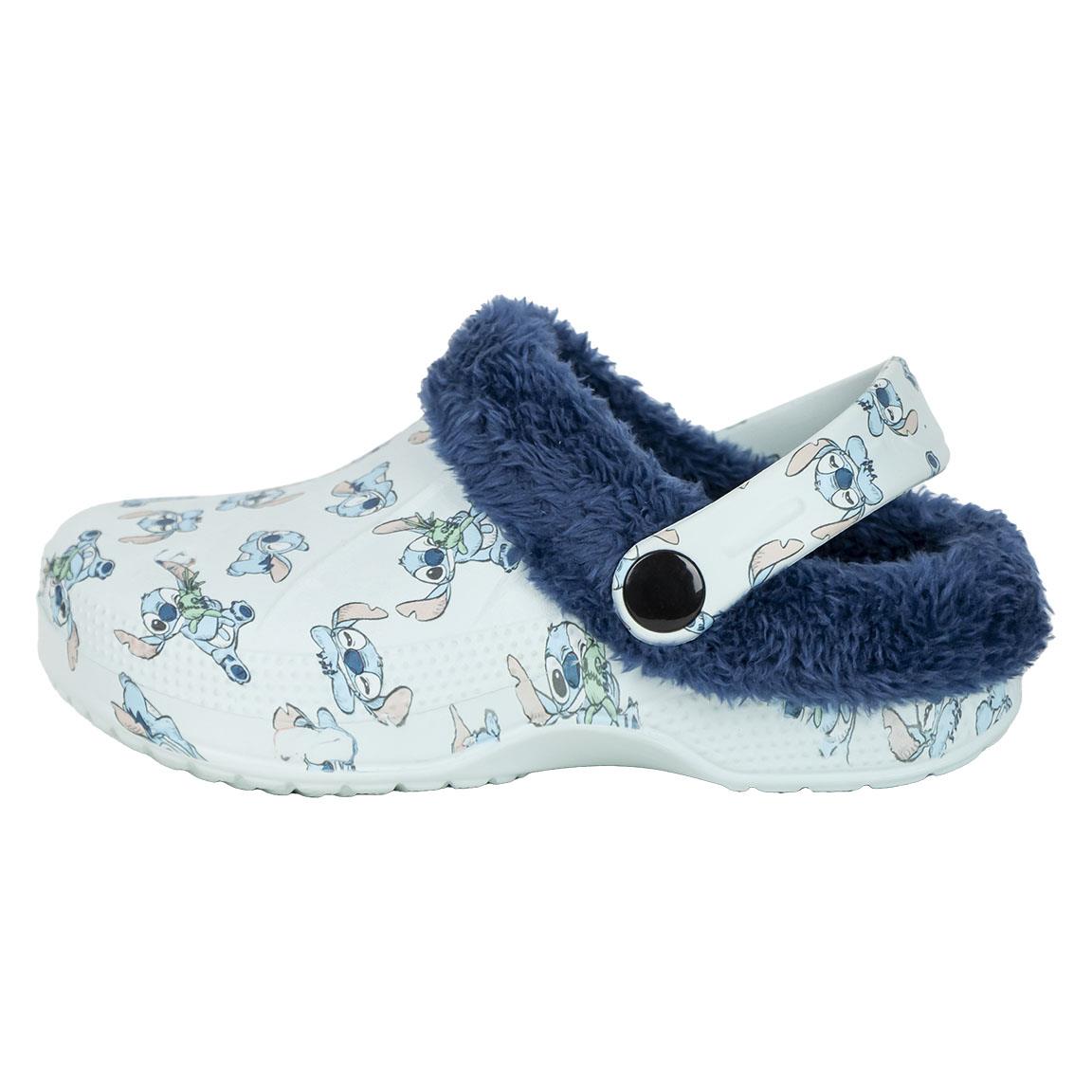 Disney Stitch Kinder Clogs, Fleece-gefüttert