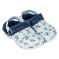Disney Stitch Kinder Clogs, Fleece-gefüttert
