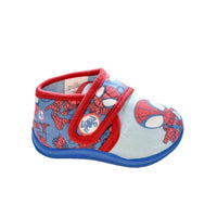 Spiderman Jungen Kinder-Hausschuhe mit Klettverschluss