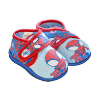 Spiderman Jungen Kinder-Hausschuhe mit Klettverschluss