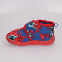 Spiderman Jungen Kinder-Hausschuhe mit Klettverschluss