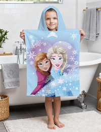 Eiskönigin Anna und ELSA Bade Poncho Handtuch