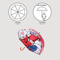 Spiderman Regenschrim 66cm Durchmesser Blau