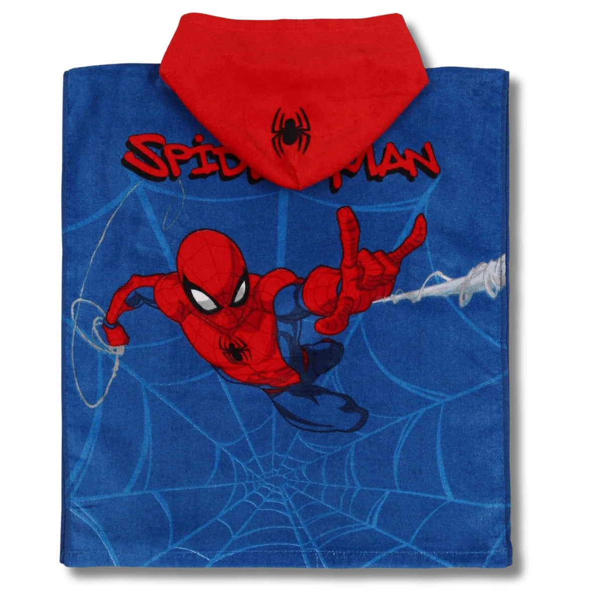 Spiderman Handtuch mit Kapuze, Poncho, Baumwolle
Spider-Man Handtuch mit Kapuze, Poncho, Baumwolle