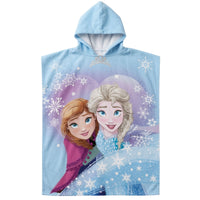 Eiskönigin Anna und ELSA Bade Poncho Handtuch