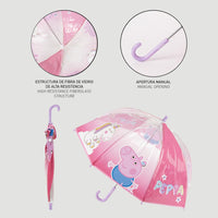 Peppa Pig Peppa Wutz Regenschirm Stockschirm 71 cm