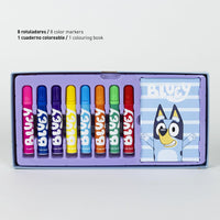 Kinder Malkoffer, 68-teilig, BlueY Malset mit Buntstifte etc.