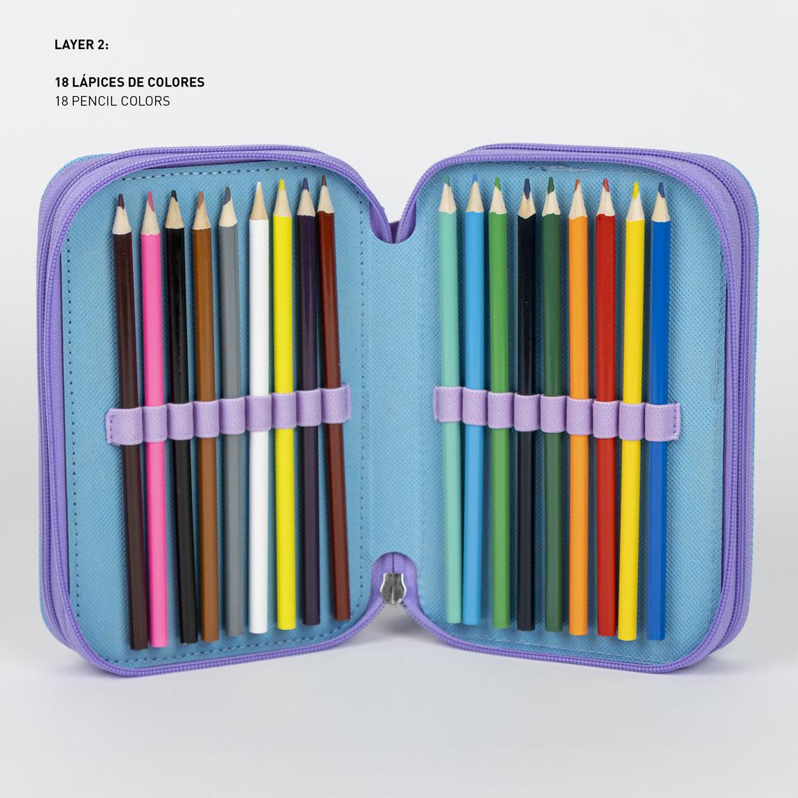 Eiskönigin Anna und ELSA Federmäppchen 3-Fach