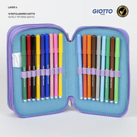 Eiskönigin Anna und ELSA Federmäppchen 3-Fach