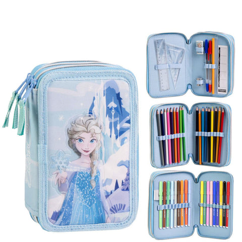 Eiskönigin Anna und ELSA Federmäppchen 3-Fach