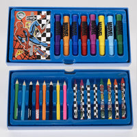 Kinder Malkoffer, 68-teilig, Avengers Spiderman Malset mit Buntstifte etc.