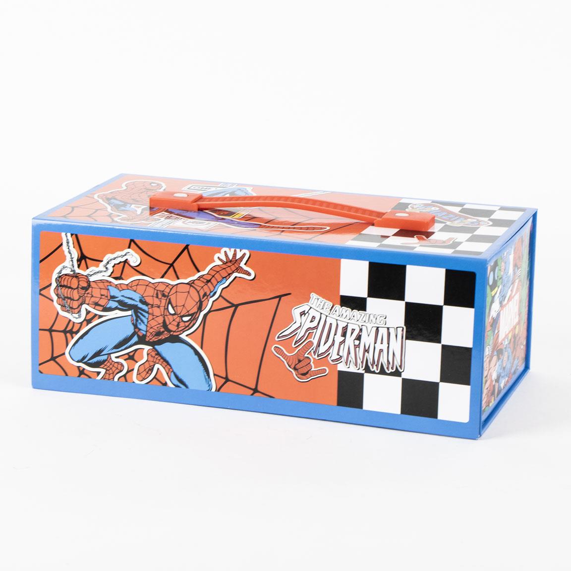 Kinder Malkoffer, 68-teilig, Avengers Spiderman Malset mit Buntstifte etc.