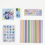 Disney Lilo & Stitch Mal- und Schreibset, 1000 Aufkleber, Stifte, Buch