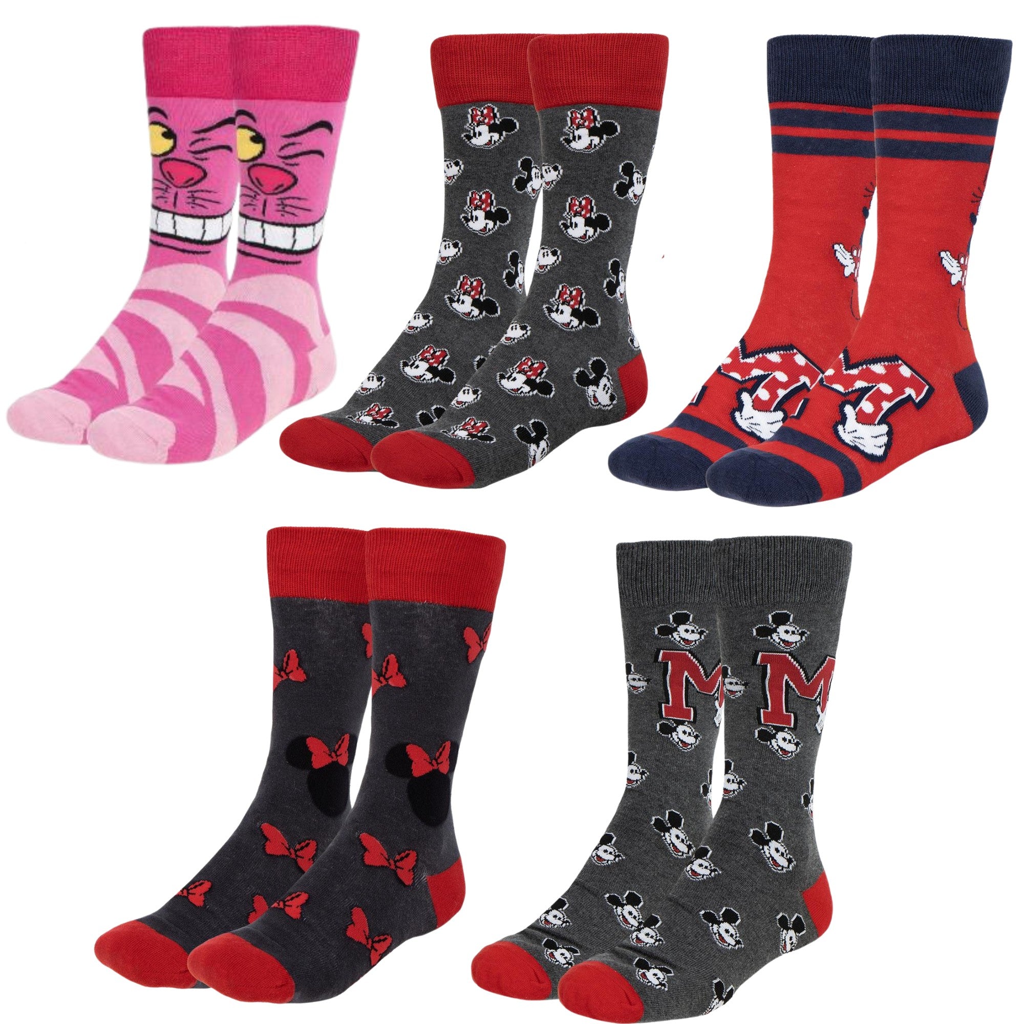 Disney Damen Socken 5er Paar Gr. 36-43