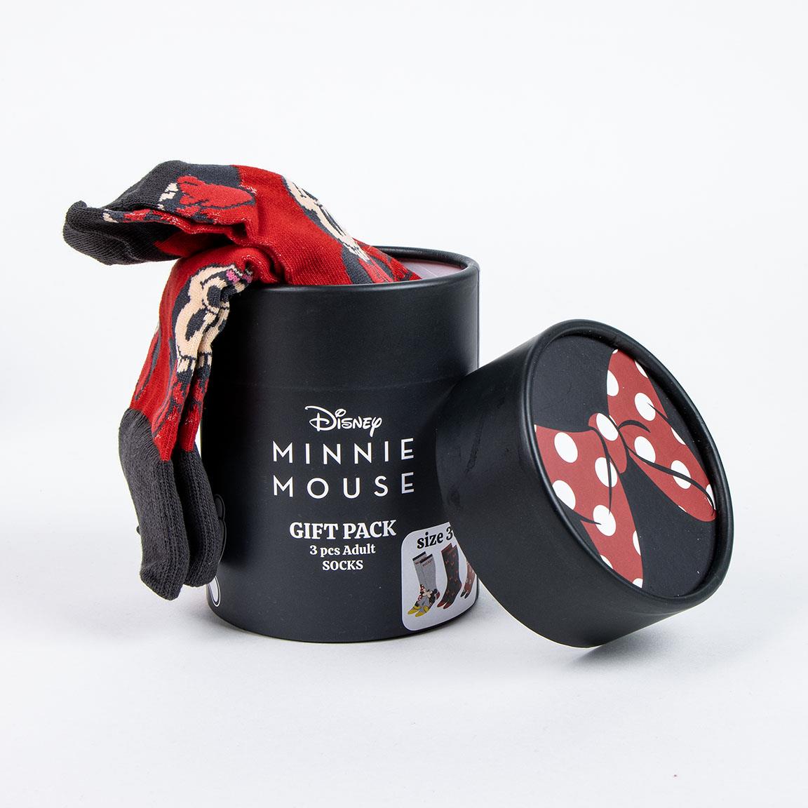 Disney Damen Socken 3er Paar Geschenkverpackung Mickey Minnie Gr. 36-43