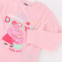Peppa Pig Mädchen Schlafanzug langarm Pyjama