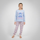 Disney Lilo und Stitch Mädchen-Schlafanzug Pyjama langarm