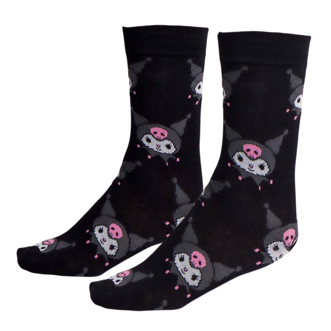 Hello Kitty Damen Socken 36-43 Kuromi Jugendliche