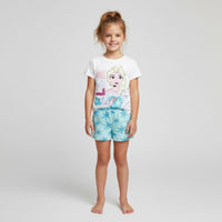 Eiskönigin Anna und ELSA Pyjama kurzer Schlafanzug