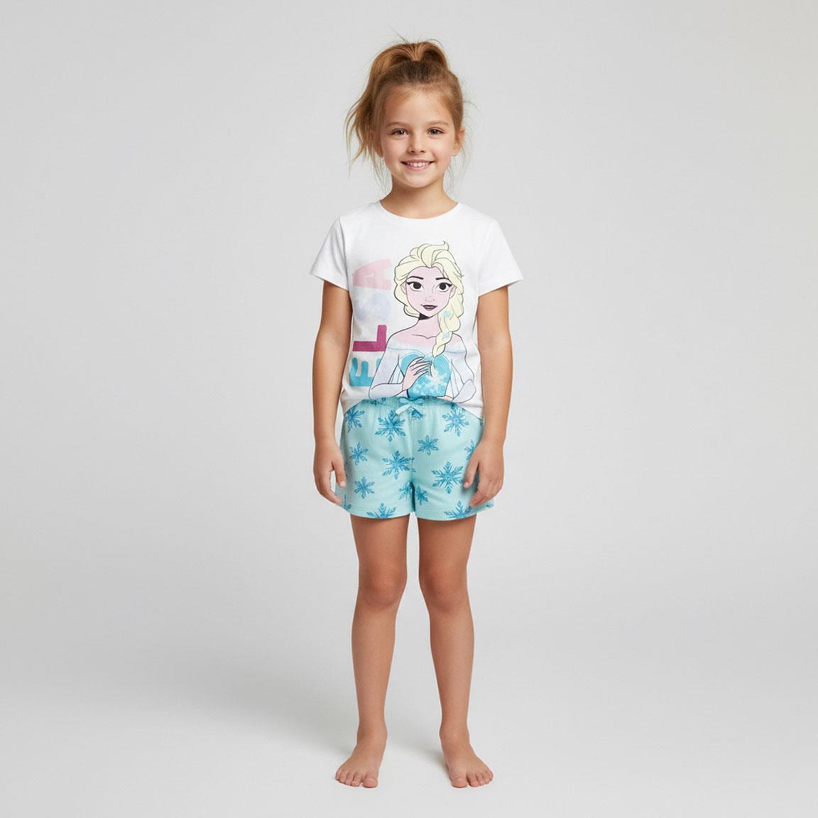 Eiskönigin Anna und ELSA Pyjama kurzer Schlafanzug