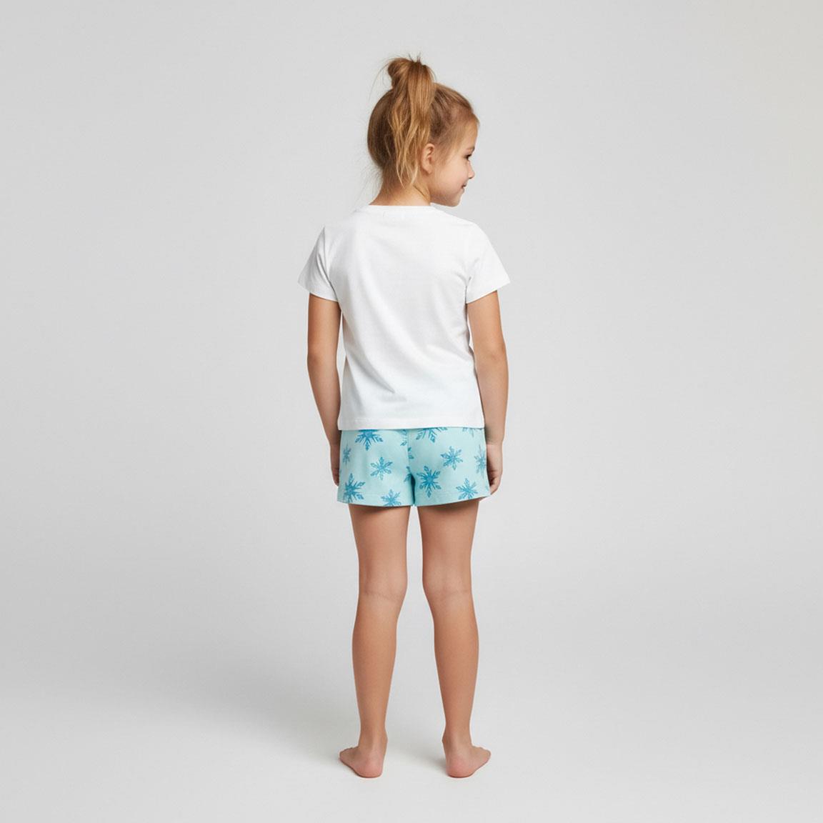 Eiskönigin Anna und ELSA Pyjama kurzer Schlafanzug