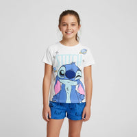Stitch Mädchen Pyjama Kurzarm