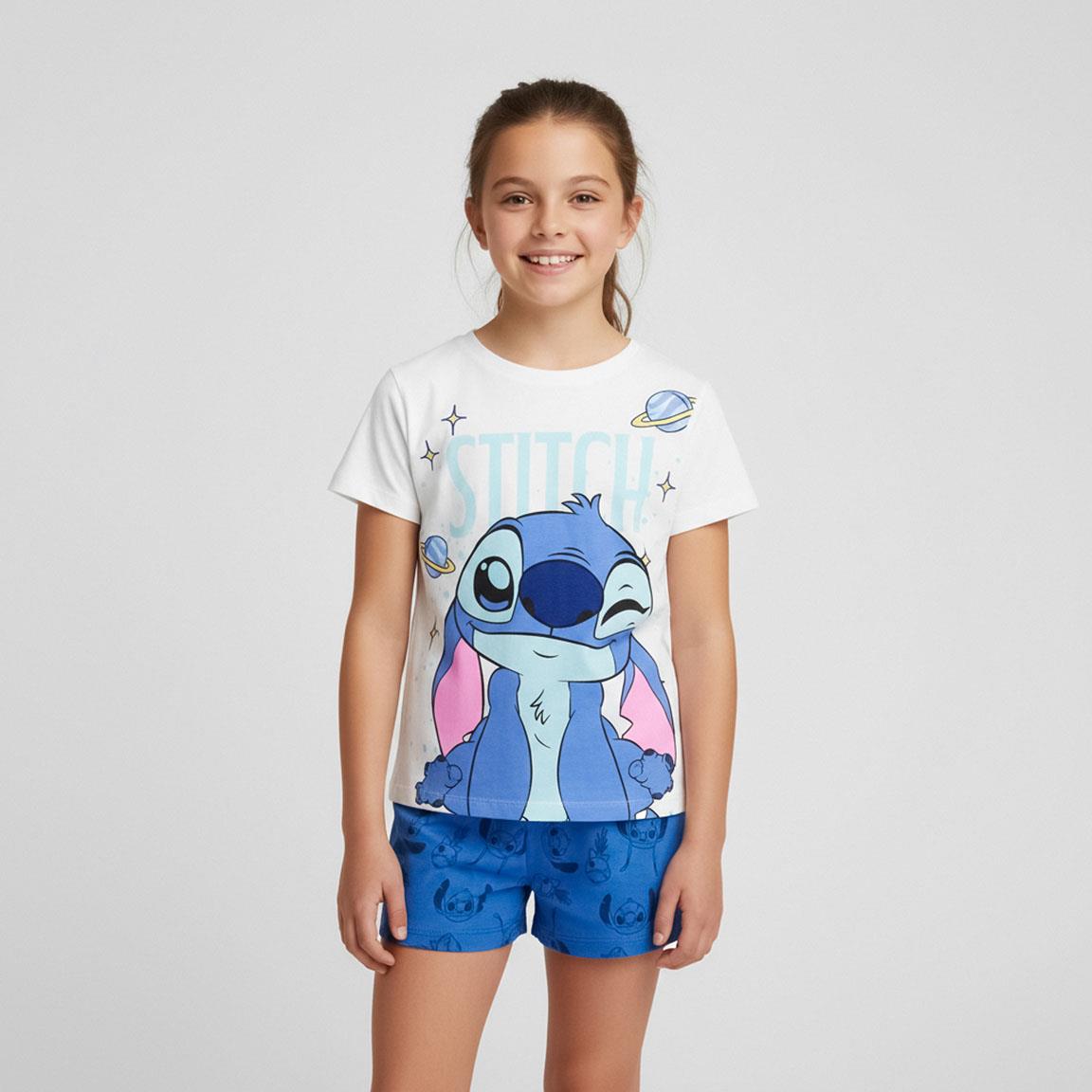 Stitch Mädchen Pyjama Kurzarm
