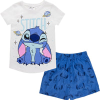 Stitch Mädchen Pyjama Kurzarm