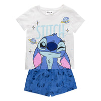 Stitch Mädchen Pyjama Kurzarm