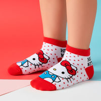 Hello Kitty Damen Socken 36-43 Kuromi Jugendliche