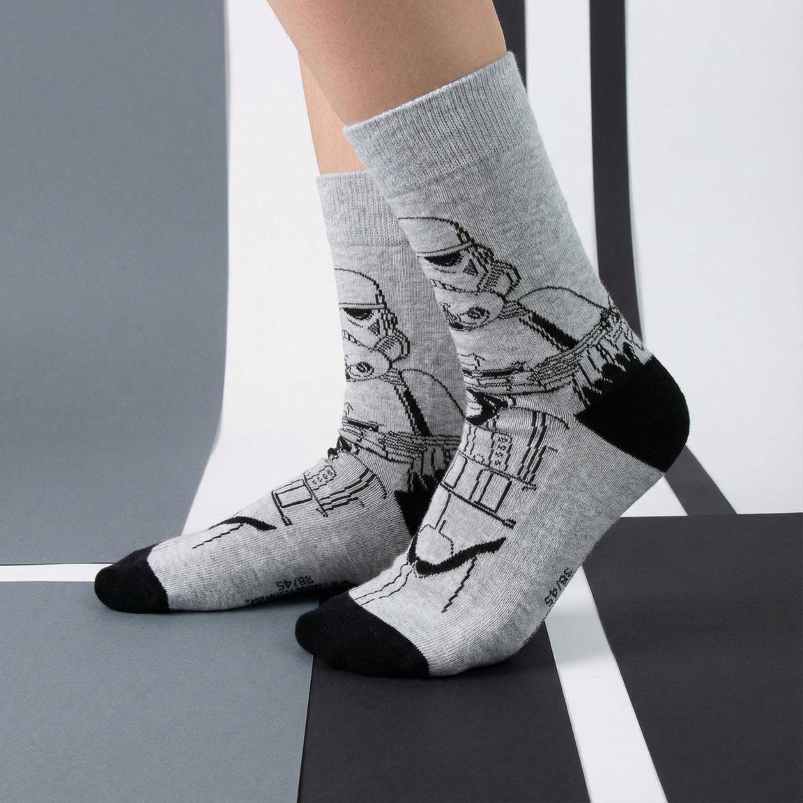 Star Wars Männer 5 Paar Socken Gr. 38-45 in Geschenkverpackung