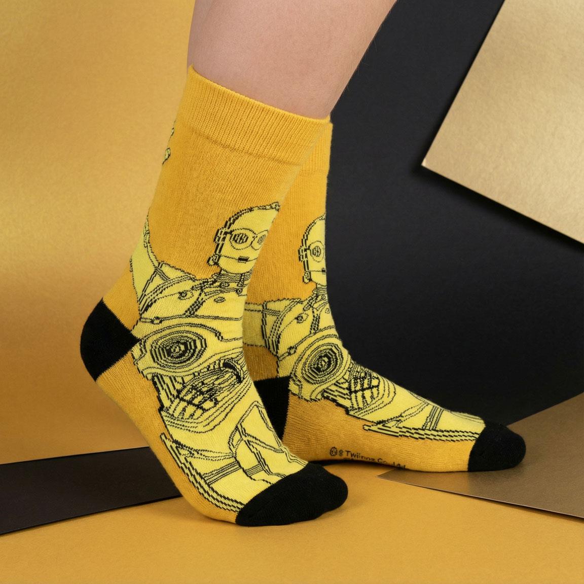 Star Wars Männer 5 Paar Socken Gr. 38-45 in Geschenkverpackung