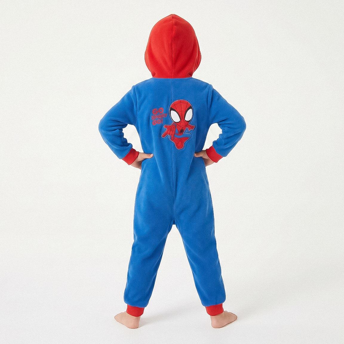 Marvel Spiderman Jumpsuit Kostüm Schlafanzug Kinder Onesie