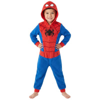 Marvel Spiderman Jumpsuit Kostüm Schlafanzug Kinder Onesie