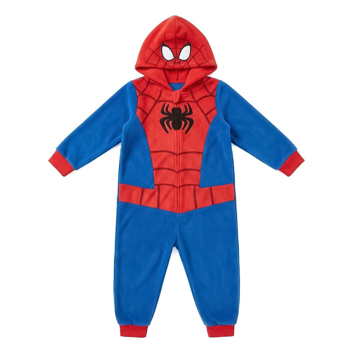 Marvel Spiderman Jumpsuit Kostüm Schlafanzug Kinder Onesie