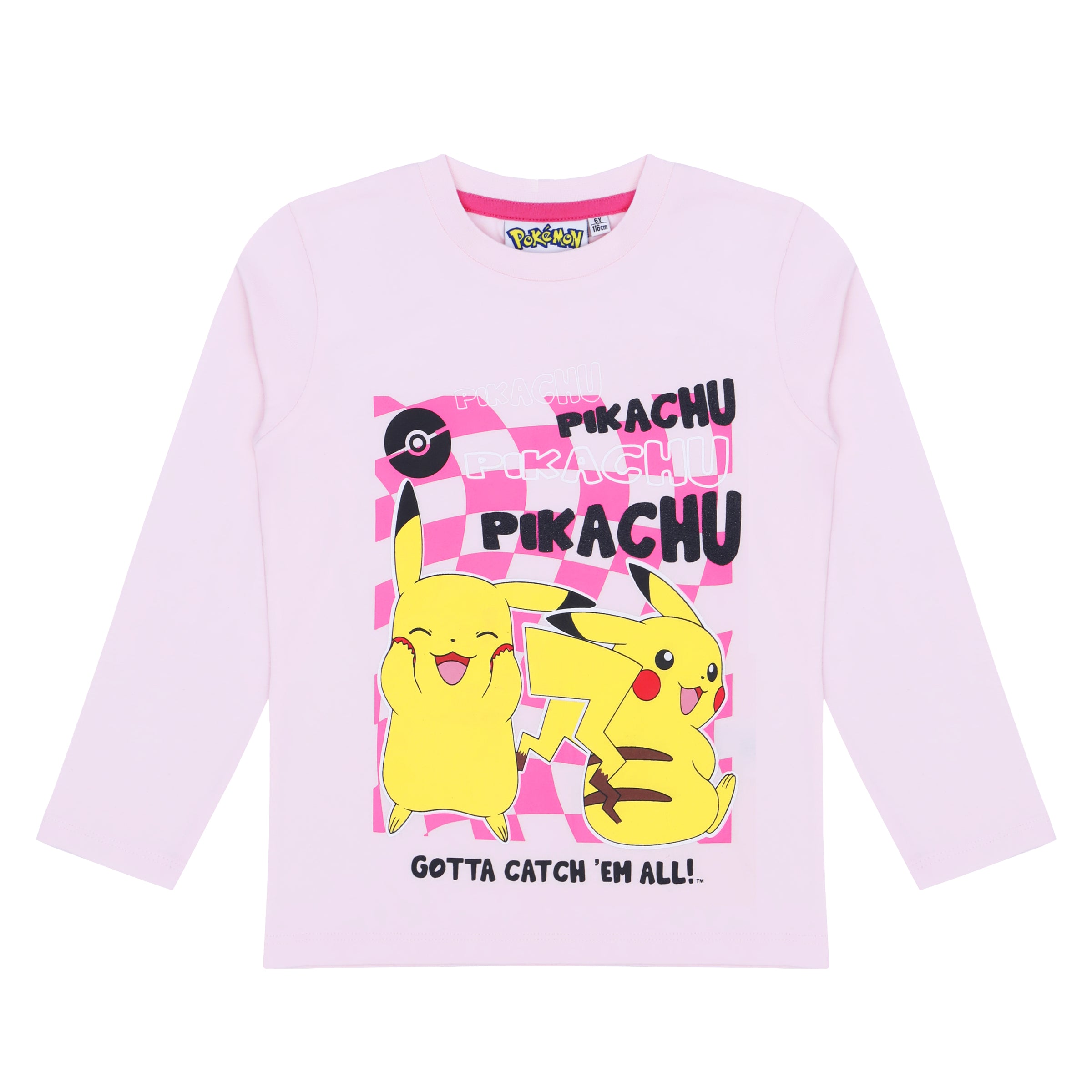 Pokemon Langarmshirt Pullover Mädchen Pikachu