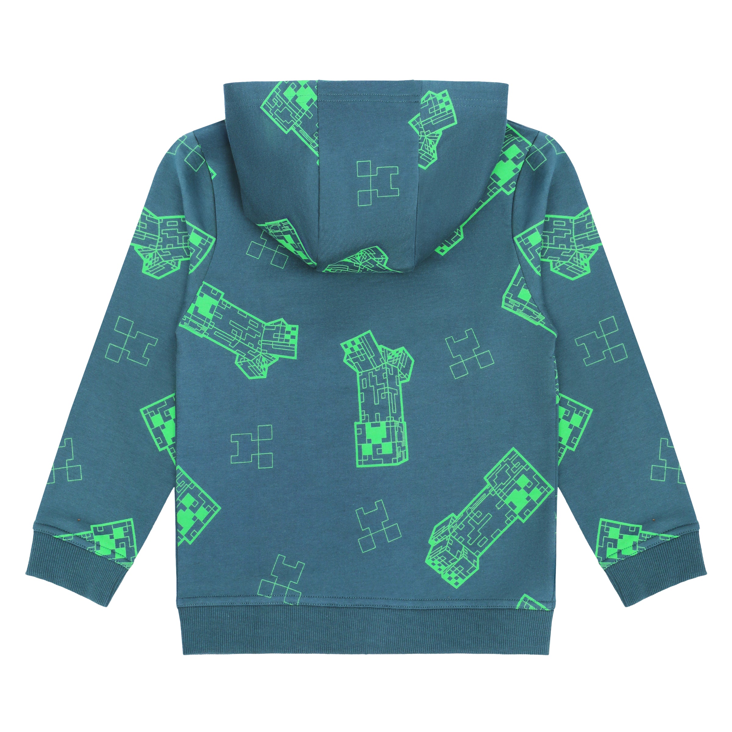 Minecraft Jacke Jungen Sweatjacke mit Kapuze