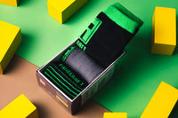 Minecraft Creeper Socken Strümpfe 3er Paar in Minecraft Geschenkverpackung