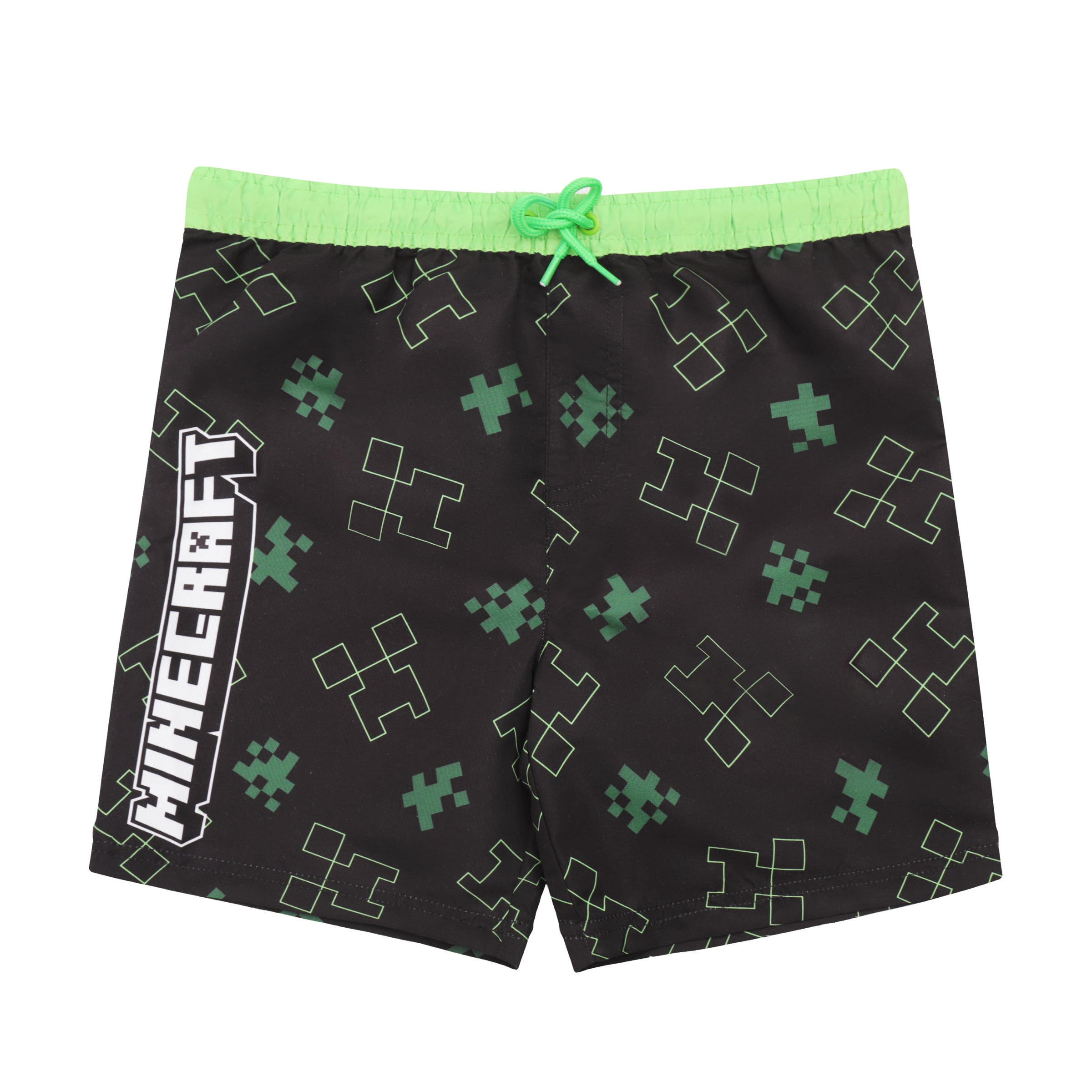 Minecraft Badeshort Badehose mit Schnürung