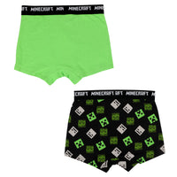 Minecraft Jungen Creeper Boxershorts Unterhose 2er Set